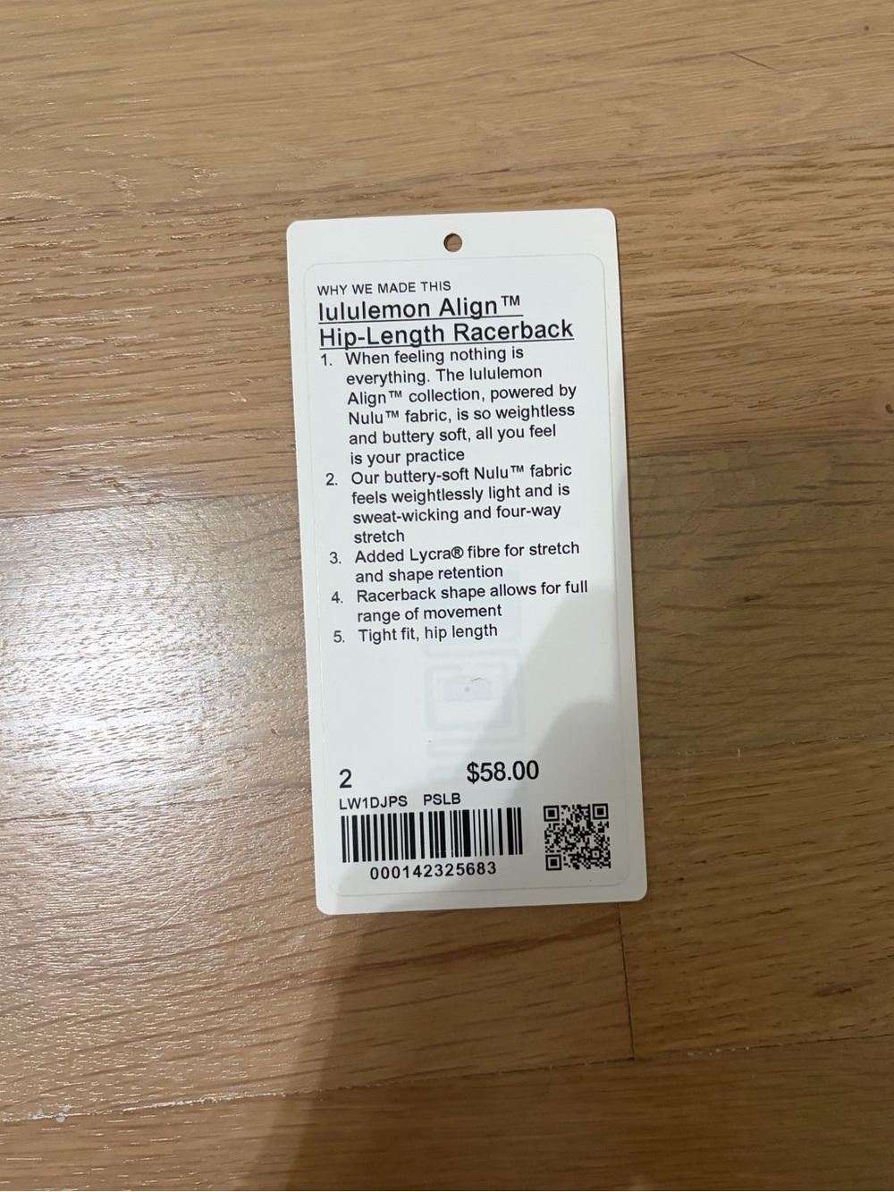 Lululemon Align Racerback - Picture 3 of 3